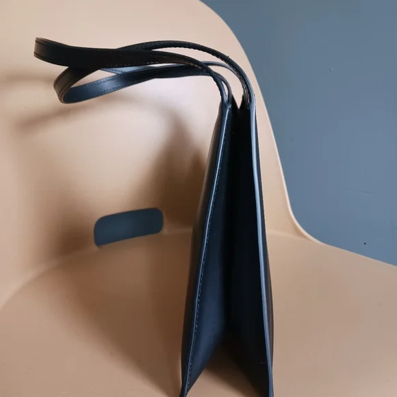 MM6 Maison Margiela Japanes Accordion Baguette  Shoulder Bag, Black - Picture 6 of 12